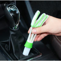 Portable Car Air Freshener Dirt Dust Clean Care Car Tool Cleaning Brush Air Conditioning Vent Blinds Microfiber Brush