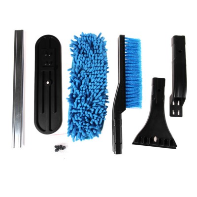 3 in 1 winter car accessories handle retractable snow removal brush car in scraper