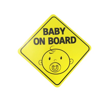 Vehicle Safety Sticker Baby on Board Sticker For Car Window